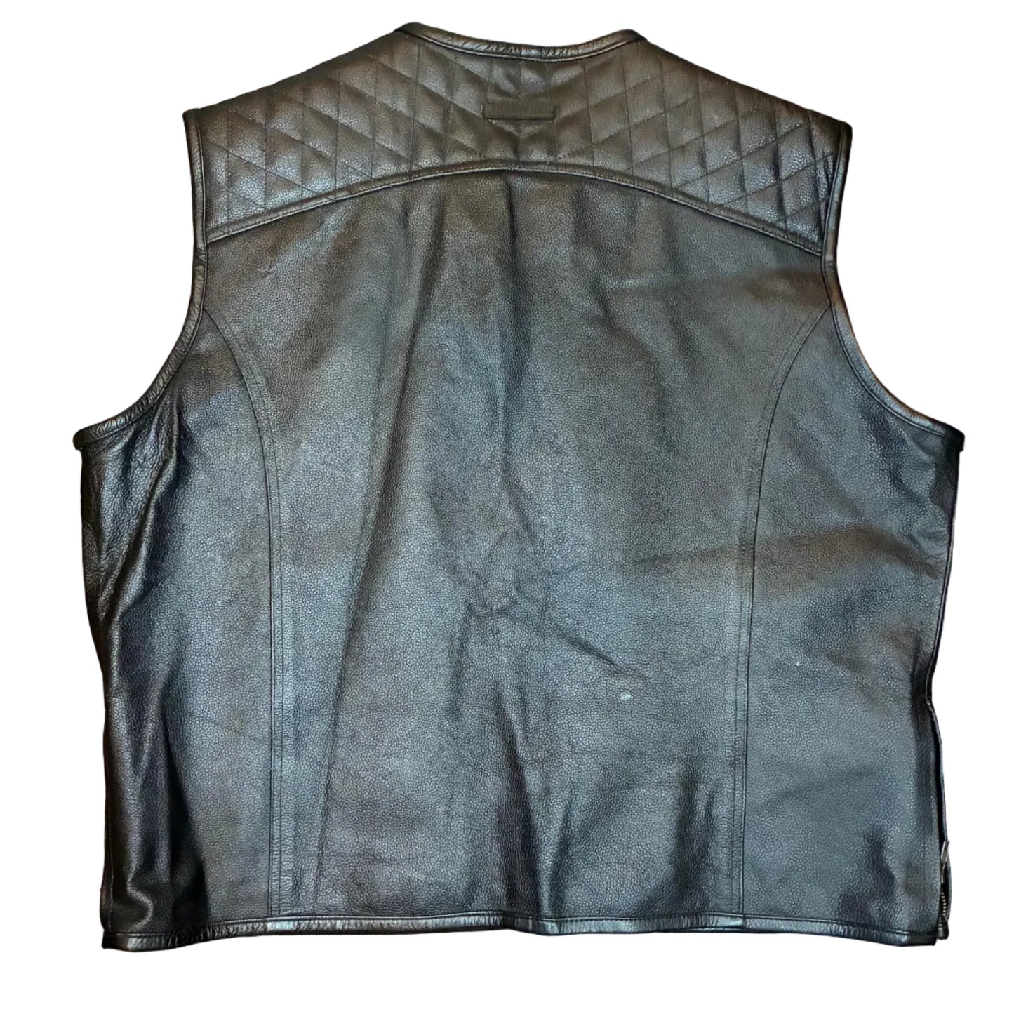 Chaleco De Piel Biker Talla XXL - Good Luck Vintage - Las Palmas de Gran Canaria