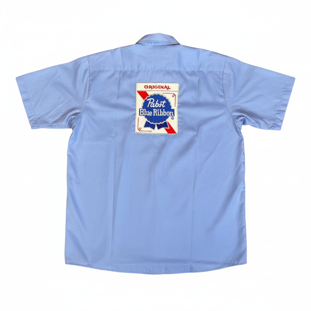 Camisa Vintage Workwear Pabst Blue Ribbon | Good Luck Vintage Las Palmas