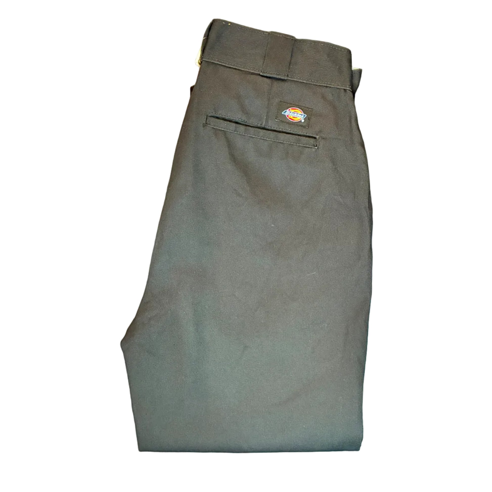 Pantalón Dickies vintage marrón chocolate talla 28 estilo workwear americano