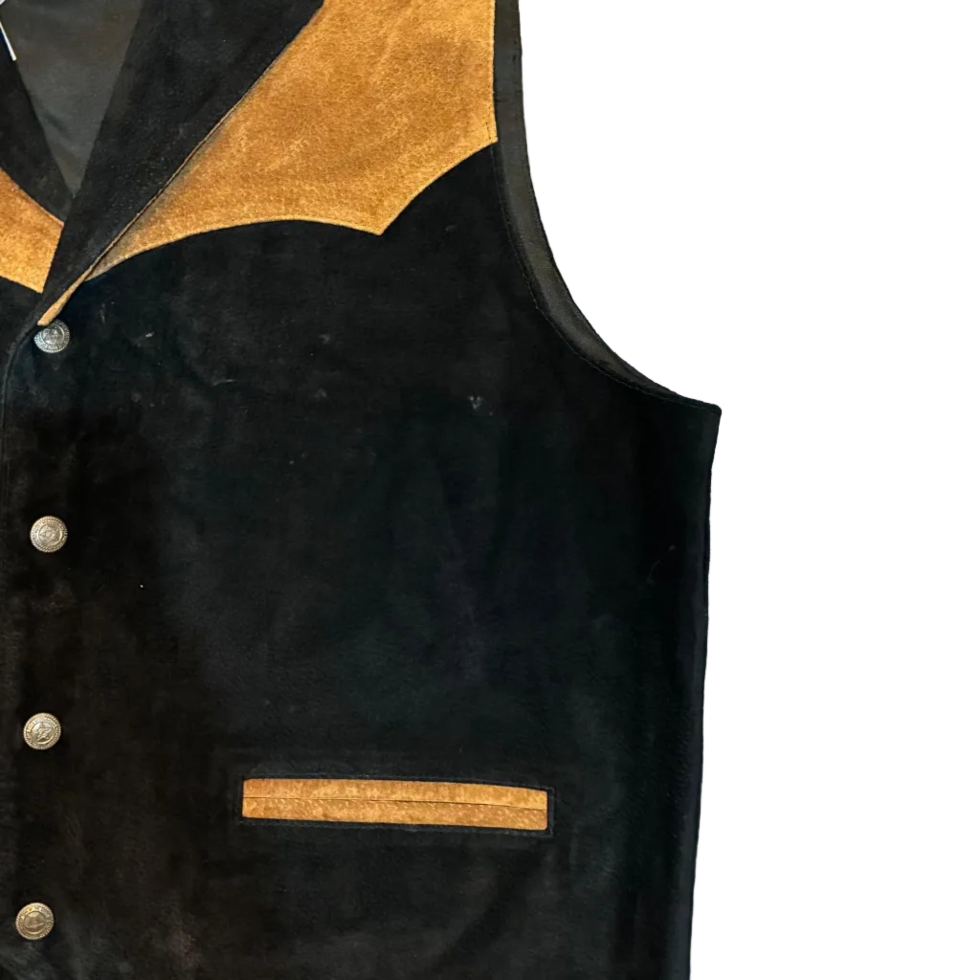 Chaleco de Piel Western Talla L - Good Luck Vintage - Las Palmas de Gran Canaria