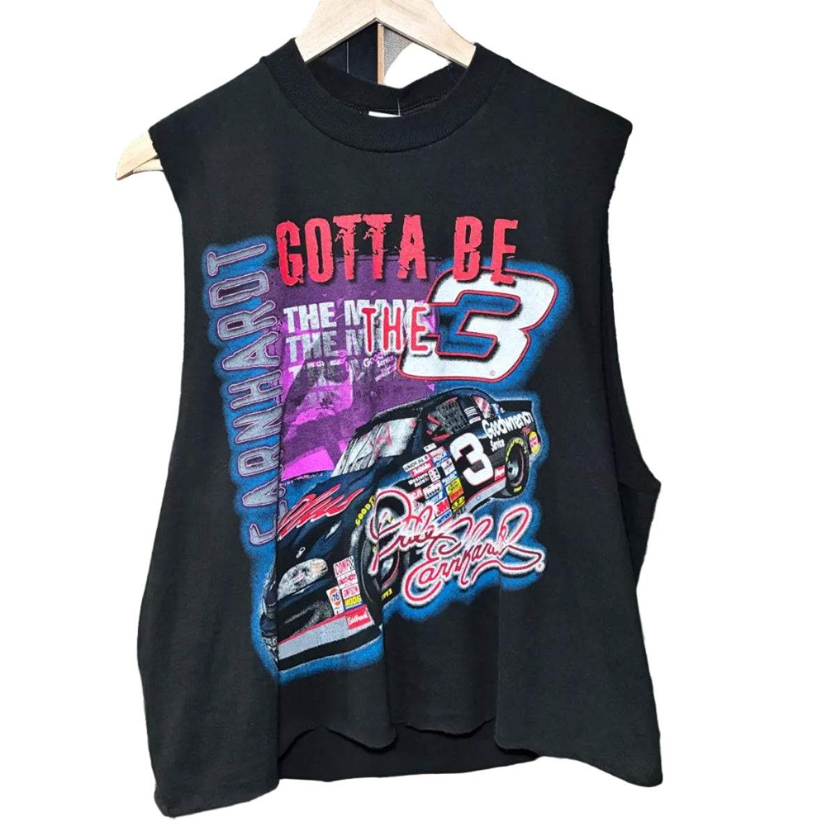 Camiseta Nascar vintage mangas cortadas tala M